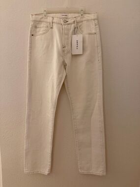 FRAME DENIM Le Slouch Jean in Ecru NWT size 26